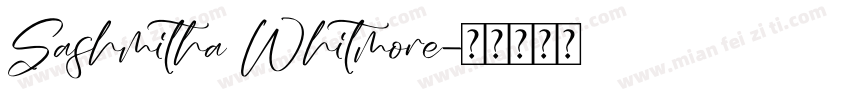 Sashmitha Whitmore字体转换